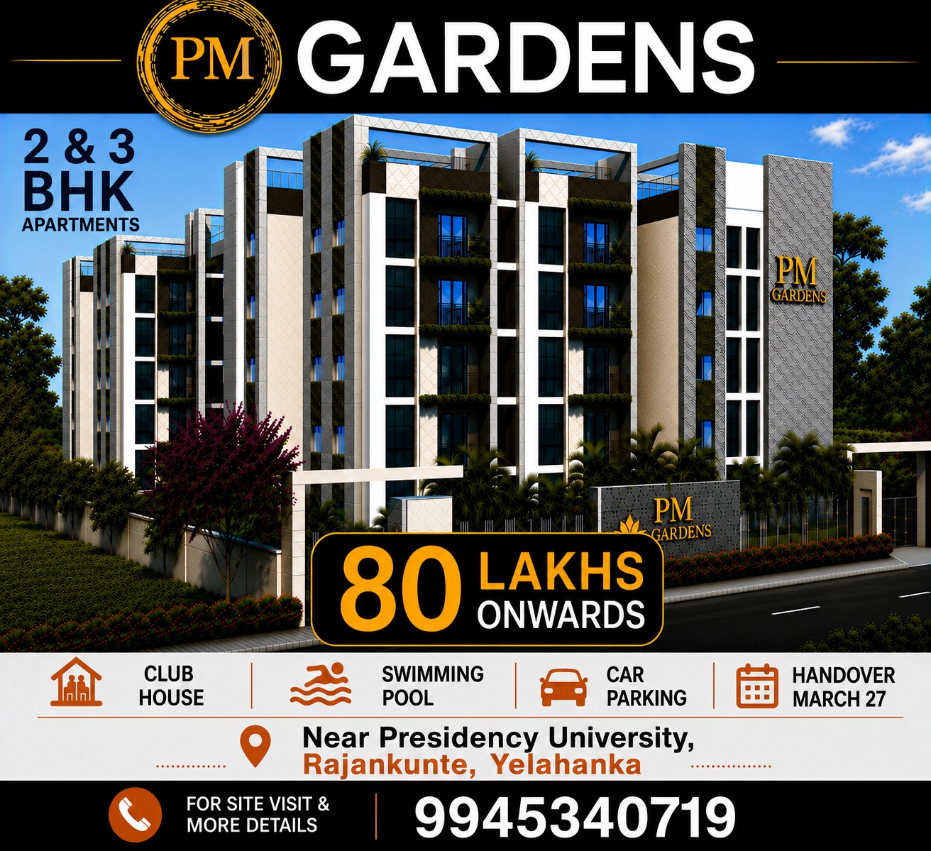 PM Gardens in Rajankunte Yelahanka